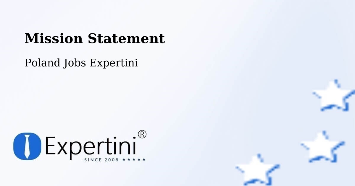Corporate Mission – Bejsce - Poland Jobs Expertini